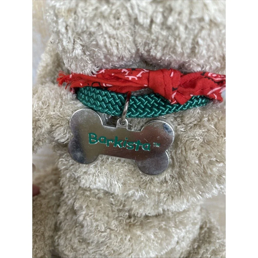 Vintage 2003 Starbucks Barkista Soft Plush Dog 1st Edition 2003 w/Tags 8